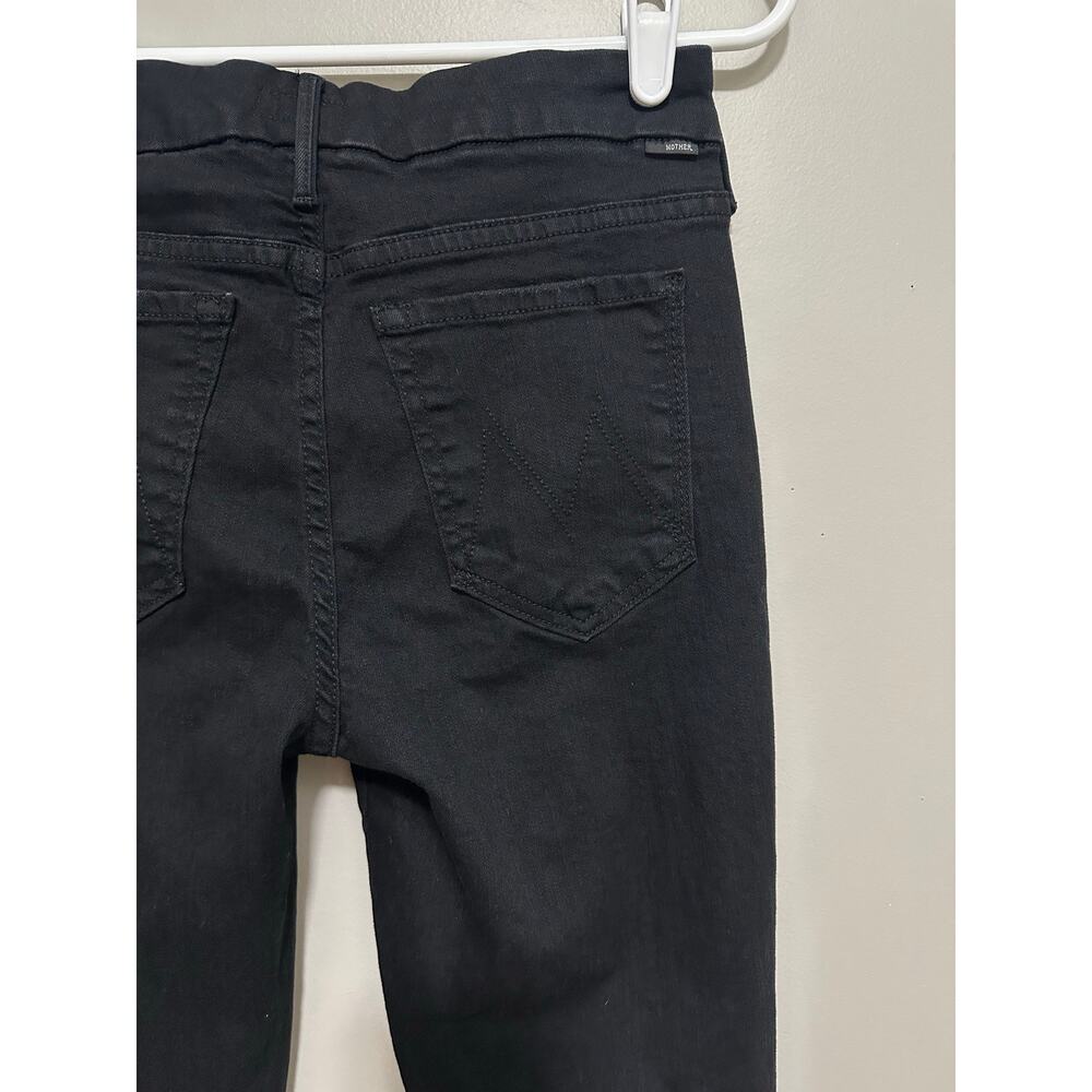 MOTHER The Looker Skinny Jeans in Not Guilty in Black Size 27 - Picture 6 of 10